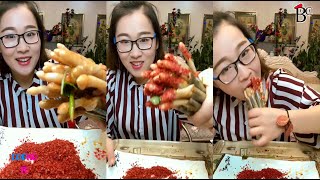 【Mukbang ASMR Seafood】She is very greedy to eat seafood lobster octopus crab 。17 [upl. by Karola247]