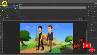 How To Create Walk With Talk Animation  2D Animation Step By Step  Cartoon  LearnAnimationHindi [upl. by Bonina977]