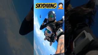 Skydiving with hubby 🐼youtubeshorts skydivegirl skydive skydiving skydiver short [upl. by Hcirdla]