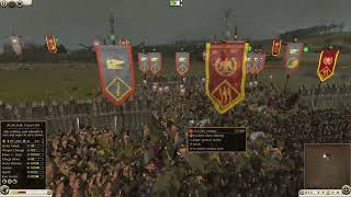 Total War ROME 2 Julii vs Helvetii camp defence [upl. by Horwitz]