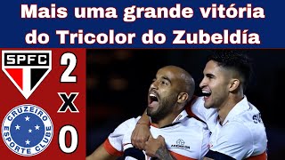 São Paulo vence o Cruzeiro e segue invícto com Zubeldía [upl. by Kela825]