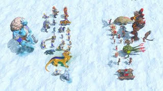 NORSE Team vs ATLANTEAN Team  Age of Mythology Retold [upl. by Elitnahc]