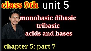 monobasic dibasic tribasic acid and base class 9 [upl. by Lynett425]