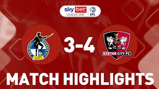 HIGHLIGHTS Bristol Rovers 3 Exeter City 4 291222 EFL Sky Bet League One [upl. by Nosduh]