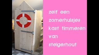 Kast maken van steigerhout [upl. by Bernelle]