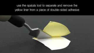 How to use Silhouette doublesided adhesive [upl. by Mendy]