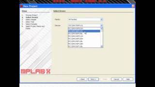 Create New Project MPLAB X IDE [upl. by Ellga875]