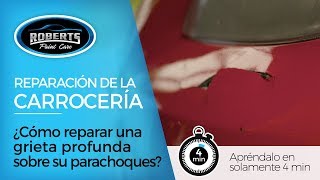 DIY  ¿Cómo reparar una grieta profunda sobre un parachoques [upl. by Yroc357]