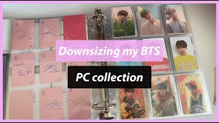 ♡ Downsizing my BTS photocard collection ♡ [upl. by Kinemod]