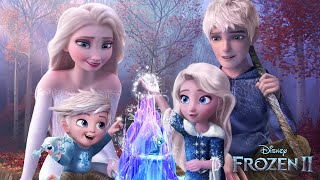 Frozen 2 Elsa and Jack Frost have a daughter and a son And they both have magic ❄💙Alice Edit [upl. by Cerallua867]