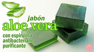 JABÓN artesano con ALOE VERA o SÁBILA para principiantes CURSO GRATIS Clase 2 [upl. by Manoff]