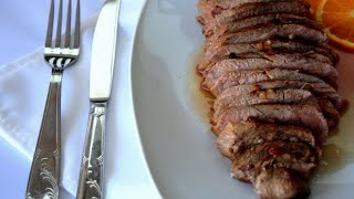 Recette  Magret de canard à lorange et aux épices [upl. by Thirzi]