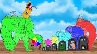 Evolution of quotPOUR 585  COLOR HULKquot Tyranny grows What is an Energy Transformation FUNNY CARTOON [upl. by Rollin]