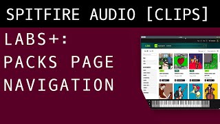 Spitfire LABS  Packs Page Navigation [upl. by Alek]