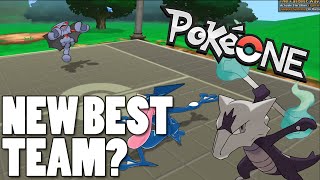 NEW BEST TEAM PokeOne PvP [upl. by Ilrac]