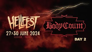 Body Count  Raining Blood  Postmortem Live at Hellfest Clisson France [upl. by Gottfried]