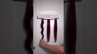 3 flat iron styling techniques to practice hairstyling waves chloeswiftstylist [upl. by Acirtap]