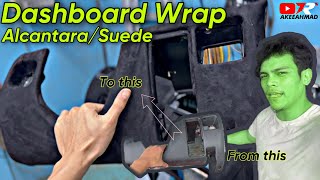 Wrap AlcantaraSuede Dashboard Mivec CK [upl. by Kcirdlek937]