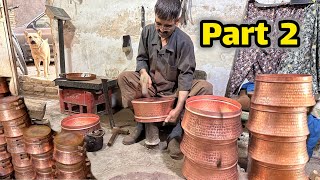 Handmade copper pot  The amazing process of making a handmade copper potcoppersmithing ⚒️😍🇮🇷 [upl. by Heringer]