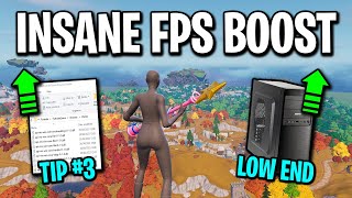 5 Quick Tips To BOOST FPS In Fortnite LowEnd PC ✔️ [upl. by Connell]