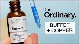 THE ORDINARY SERUM BUFFET COPPER PÉPTIDOS  RUTINA ANTIEDAD [upl. by Marguerita]