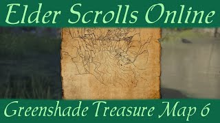 Greenshade Treasure Map 6 Elder Scrolls Online ESO [upl. by Ninnetta]