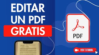 Cómo EDITAR un PDF sin Programas  📑 Modifica un PDF de la Manera más Fácil 📑 [upl. by Conger]