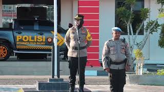 Apel Perdana Kapolres Buru AKBP Sulastri Sukidjang SH SIK MM [upl. by Tham]