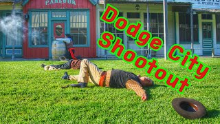 The Dodge City Shootout at Boot Hill Old West Shootout ReEnactment at the Museum [upl. by Ender]