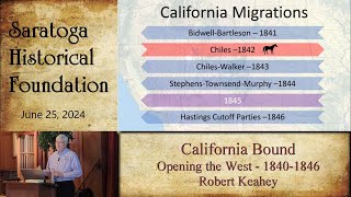 California Bound  Opening the West  18401846  Saratoga Historical Foundation [upl. by Genia599]