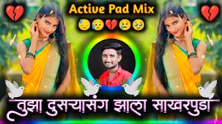 Zala Pillu Tuza Sakharpuda Dj Song 💔  झाला पिल्लु तुझा साखरपुडा 🥹  Active Pad Mix Dj Balaji Jahire [upl. by Bremser]