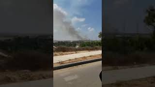 Another Fire Set By Hamas August 30th 2021 [upl. by Llenrad]