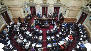 El Senado debate la expulsión de Kueider y la suspensión de Parrilli [upl. by Zach805]