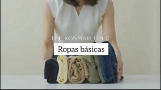 Marie Kondo en español  Doblado de ropas básicas [upl. by Sauers]