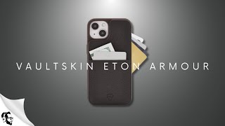 Premium Leather Case for iPhone VAULTSKIN ETON ARMOUR WALLET CASE [upl. by Darin]