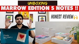 Marrow Edition 5 Notes UNBOXING  Everything You Need to Know   NEETPG  NEXT [upl. by Leisam]