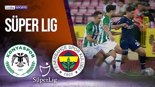 Konyaspor vs Fenerbahce  SÜPER LIG HIGHLIGHTS  08292022  beIN SPORTS USA [upl. by Ermin]