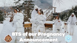 BTS Of Our Pregnancy Announcement For Baby 3 Vlogmas Day 7 [upl. by Janie871]