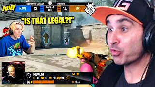 Summit1g Reacts to G2 vs NAVI  GRAND FINALS  CS2 Esports World Cup 2024 [upl. by Ariadne899]