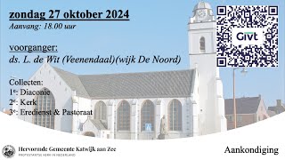 27102024 1800u ds L de Wit wijk De Noord [upl. by Whittemore]