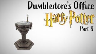 Dumbledores Office  Building the Pensieve  Harry Potter miniature [upl. by Thema]