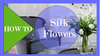 How To decorate with SILK FLOWERS  Interior Design [upl. by Feriga]