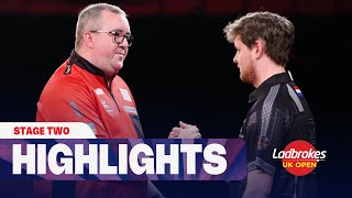 SURVIVING A SCARE  Day Two Stage Two Afternoon Highlights  2024 Ladbrokes UK Open [upl. by Langbehn676]