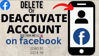 how to deactivate or delete the Facebook account permanently  SRZ Tech Nepal [upl. by Irmine923]