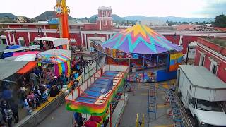 Feria CD Serdan 2018 Paseo en la gran Rueda Atracciones Montoya [upl. by Atinehc216]