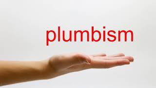 How to Pronounce plumbism  American English [upl. by Alver760]