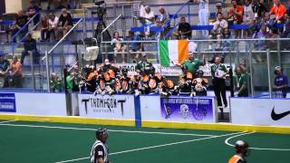 USA vs Ireland in World Indoor Lacrosse [upl. by Dorelle105]