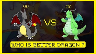 Charizard vs Dragonite Full Shiny Evolution With 100 IV Max CP [upl. by Inohtna]