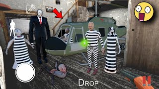 All Prison Bosses Mod In Granny 🤯😱 mod granny  Funny Granny  Granny Gameplay  New Update [upl. by Yelda]