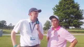 Defending champion Patrick Stephenson 1st Round Bojangles Interview [upl. by Anitnelav339]